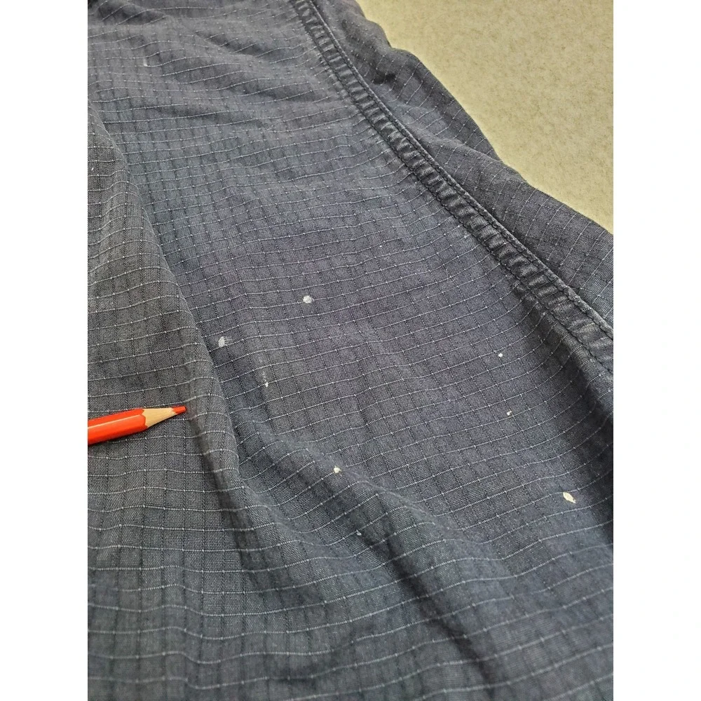 Carhartt Men Pants 36X30 Navy Blue Cargo Broxton Work Pants Loose Fit Y2K READ
